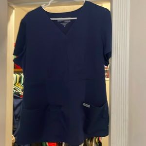 Brand new, never worn, no tags navy greys anatomy scrub shirt